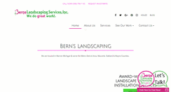 Desktop Screenshot of bernslandscape.com